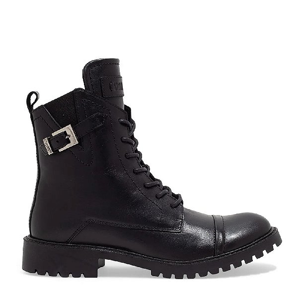 BOTA SANTA LOLLA COTURNO COURO PRETO