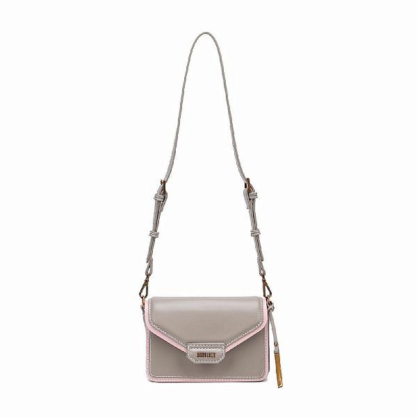 BOLSA SANTA LOLLA ENVELOPE SOFT CINZA