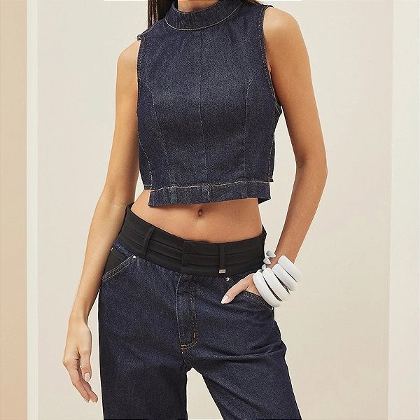TOP FORUM JEANS INDIGO