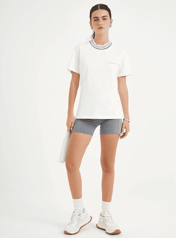 CAMISETA COLCCI SPORT LOOSE COM GOLA REDONDA