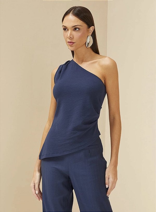 BLUSA FORUM AZUL OLYMPIC