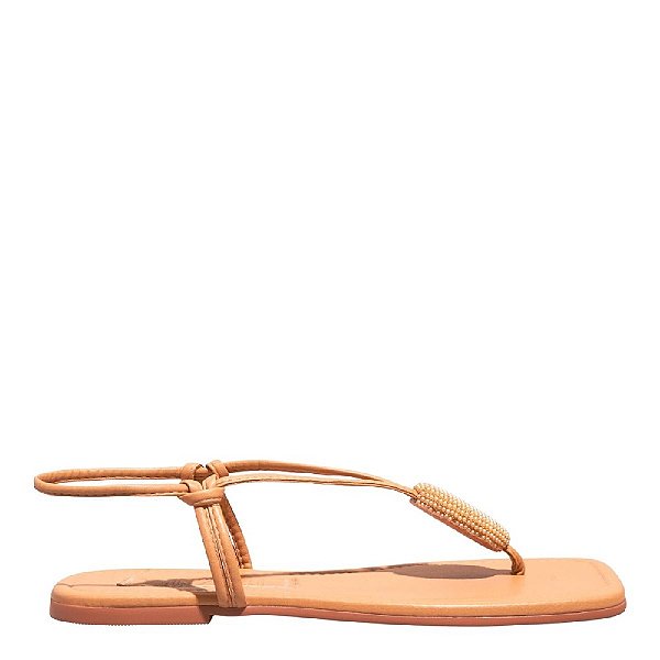RASTEIRA SANTA LOLLA NAPA SOFT BICO QUADRADO BEGE