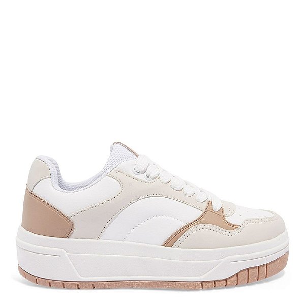 TÊNIS SANTA LOLLA NAPA SANTORINE OFF WHITE E BEGE