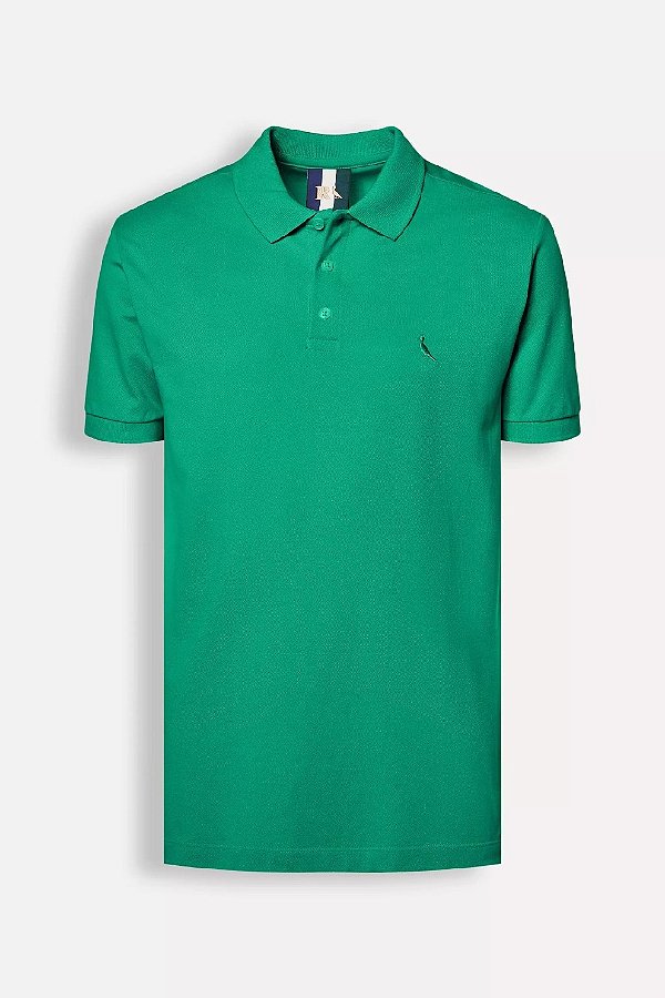 POLO RESERVA PIQUET CLASSICA VERDE BANDEIRA