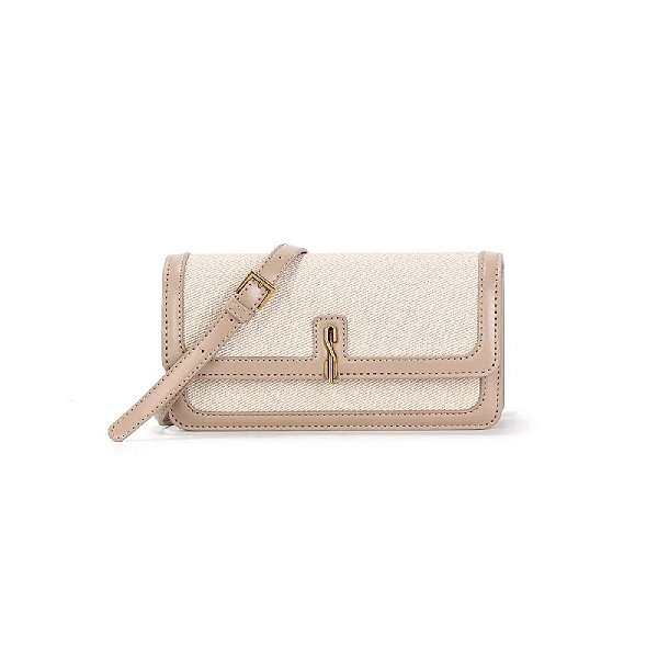 BOLSA SANTA LOLLA PEQUENA CANVAS BEGE TRANSVERSAL
