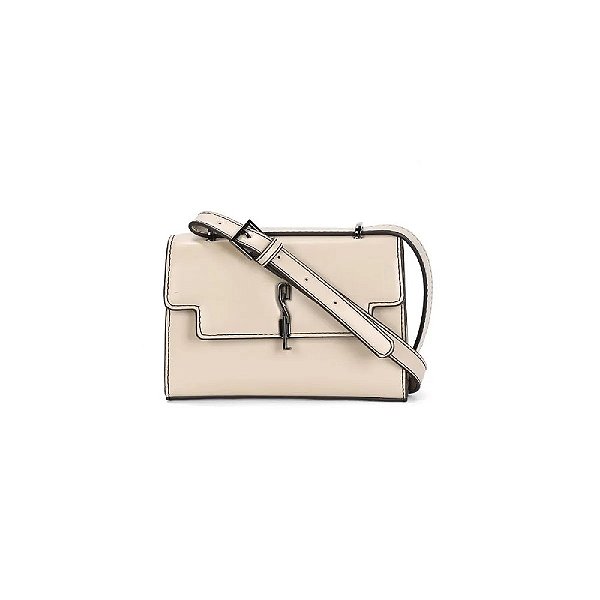BOLSA SANTA LOLLA SOFT BEGE ALÇA TRANSVERSAL
