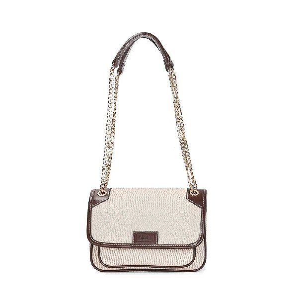 BOLSA SANTA LOLLA CANVAS BEGE TALÇA DE OMBRO
