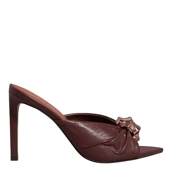 MULE SANTA LOLLA MARROM SALTO ALTO FINO