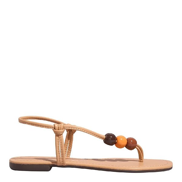 RASTEIRA SANTA LOLLA NAPA SOFT BEGE BICO QUADRADO