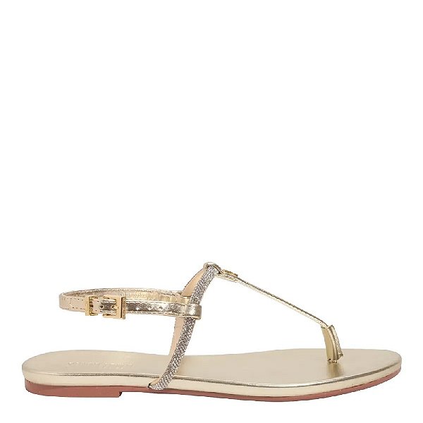 RASTEIRA SANTA LOLLA SPECCHIO METALIZADO DOURADO BRILHO