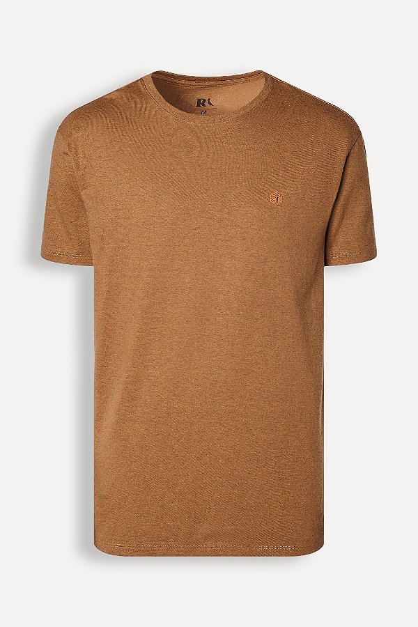CAMISETA ESTAMPADA RESERVA CUBE OCRE