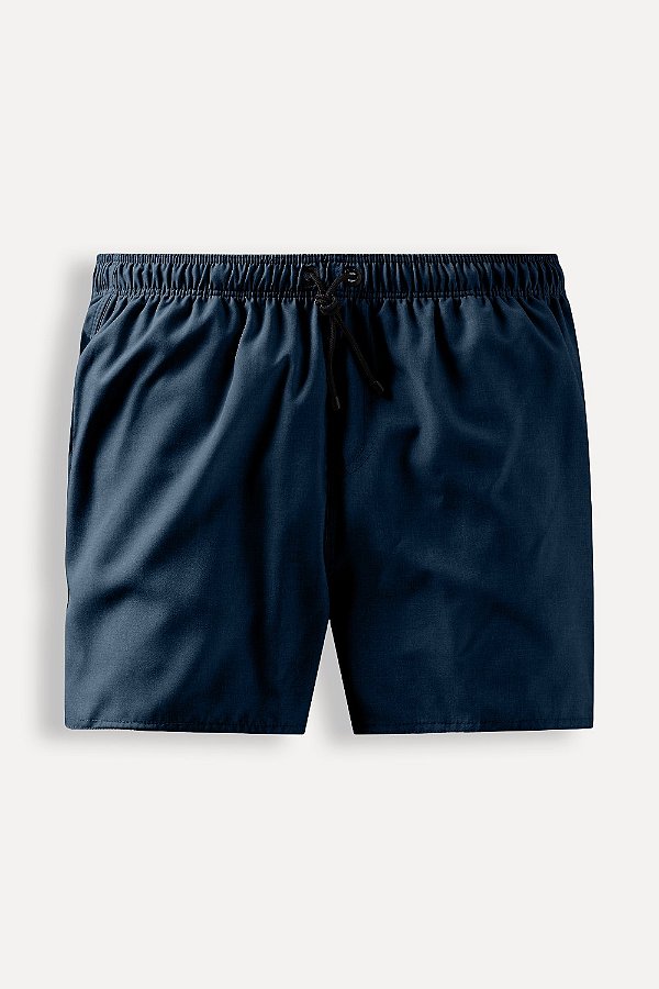 SHORT RESERVA PRAIA BÁSICO TEXTURA AZUL CARBONO