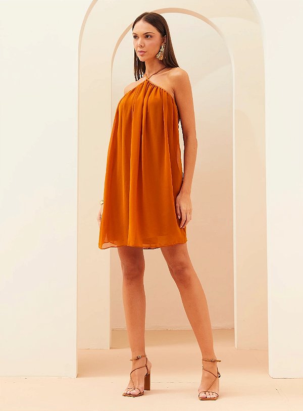 VESTIDO FORUM MARROM ESPECIARIAS