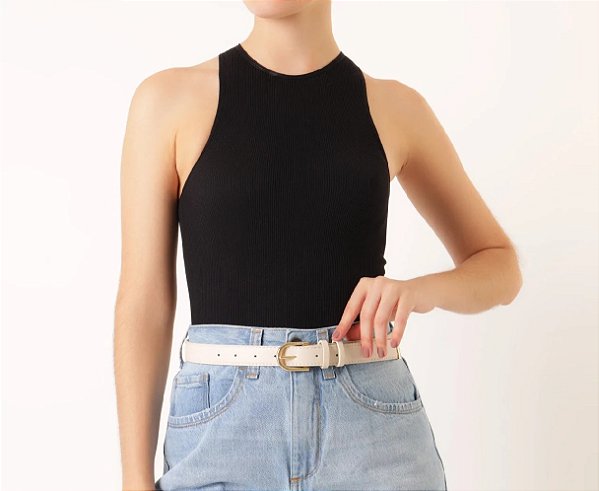 CINTO FINO ANACAPRI FIVELA METÁLICA VALENTINA BRANCO