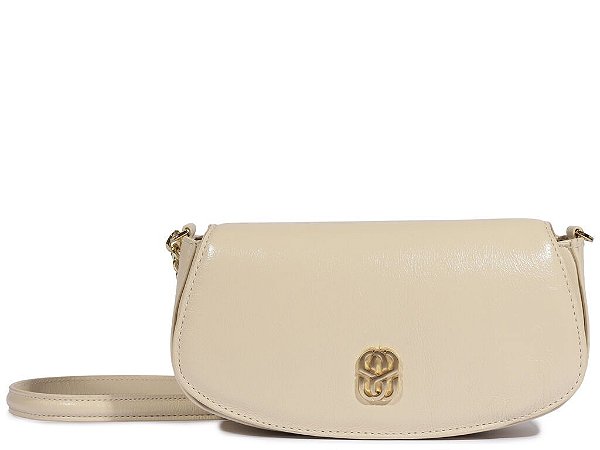 BOLSA SCHUTZ PEQUENA COURO EGG SHEL