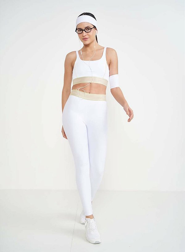 CALCA LEGGING COLCCI SPORT BRANCO