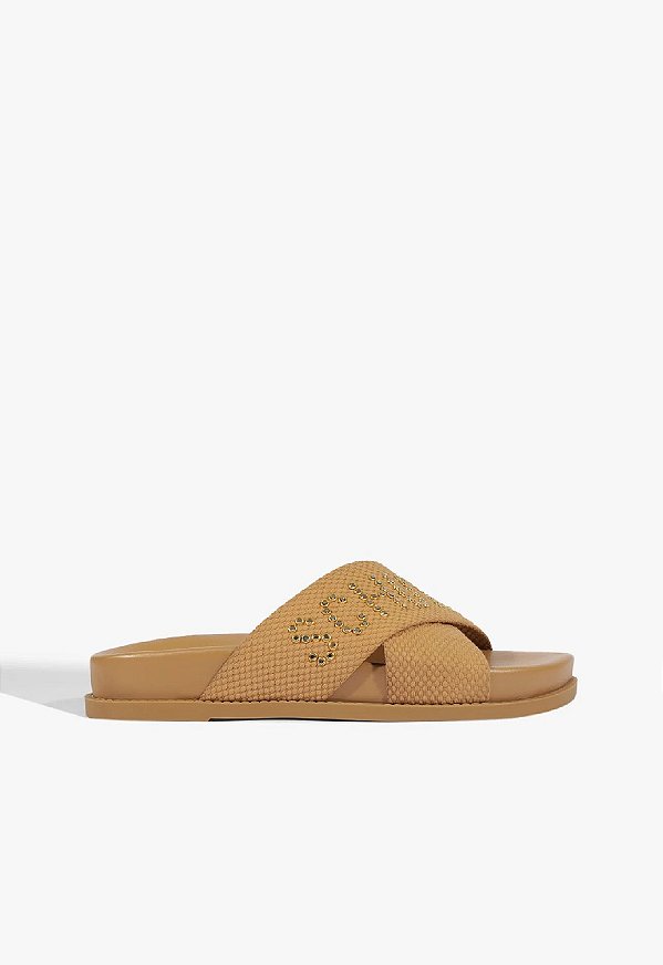 SANDÁLIA PAPETE X SCHUTZLOGO MARROM