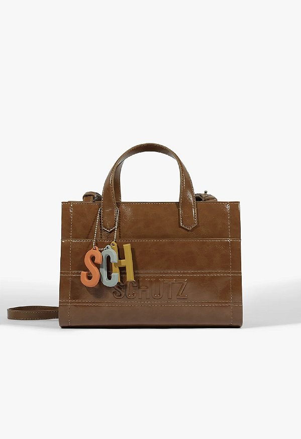 BOLSA TOTE SCHUTZ MÉDIA SIAN MARROM