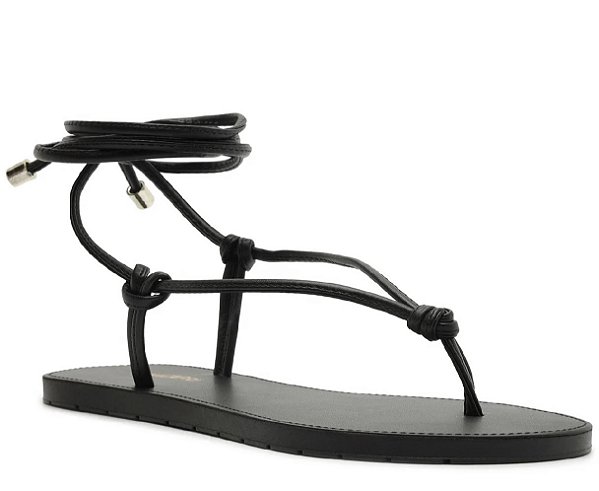 SANDÁLIA RASTEIRA ANACAPRI AMARRAÇÃO NÓ PRETA