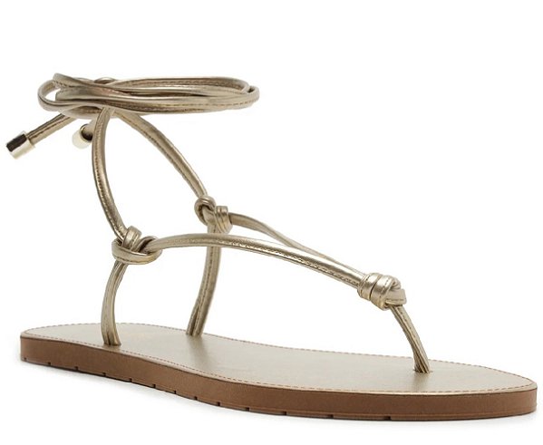 SANDÁLIA RASTEIRA ANACAPRI AMARRAÇÃO NÓ DOURADA