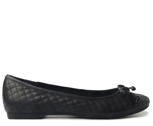 SAPATILHA ANACAPRI MATELASSÊ LAÇO PRETA