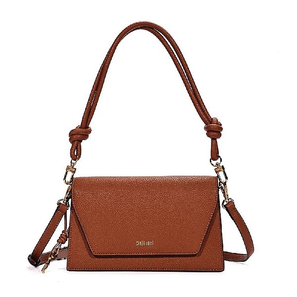 BOLSA SANTA LOLLA FLOATER ALÇA DE OMBRO CARAMELO