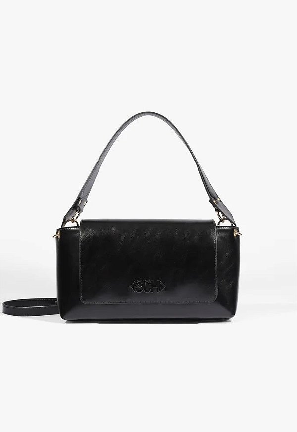 BOLSA SHOULDER SCHUTZ MAISIE PRETO
