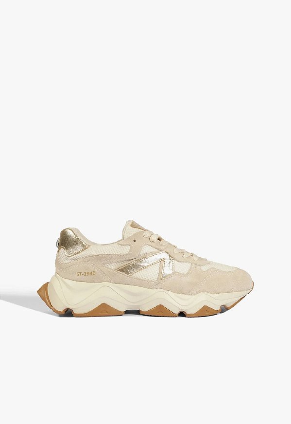 TÊNIS ST 2940 SCHUTZ CAMURÇA BEGE