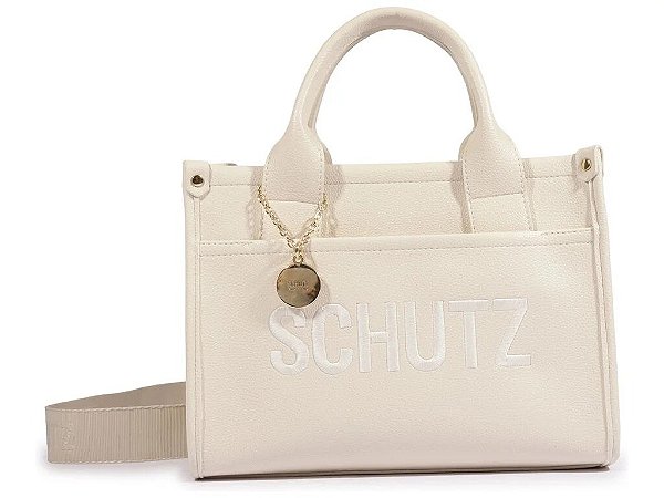 BOLSA SCHUTZ MÉDIA TOTE CALI OFF WHITE
