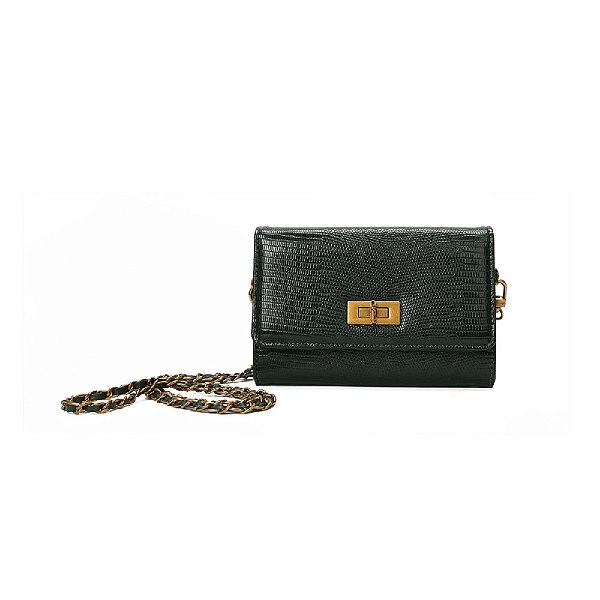 BOLSA CARTEIRA SANTA LOLLA TRANSVERSAL - LIZARD TURMALINA