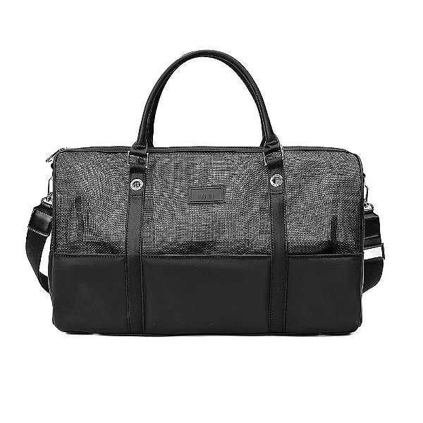 MALA GRANDE SANTA LOLLA - TELA ALÇA DUPLA - PRETO