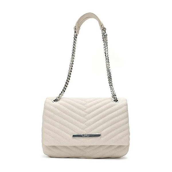 BOLSA SANTA LOLLA SOFT ALÇA DE OMBRO CORRENTE - GRANITO