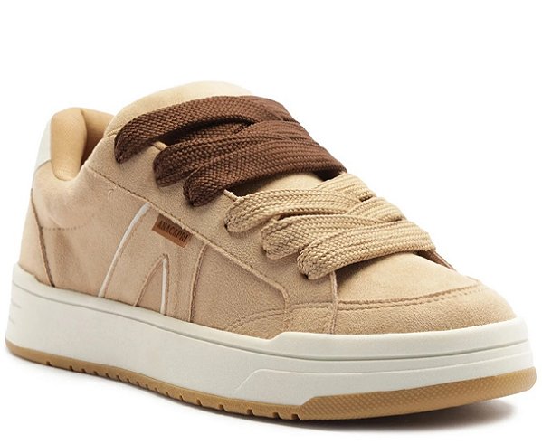 TÊNIS A'26 ANACAPRI ROBUSTO COM CADARÇO DUPLO BEGE