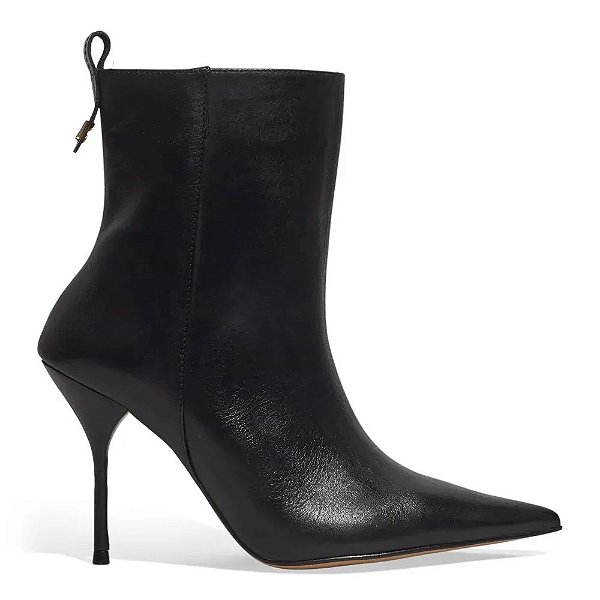 BOTA COURO CANO MÉDIO SANTA LOLLA PRETO SALTO AGULHA