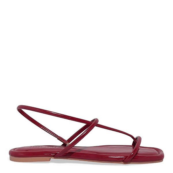 RASTEIRA TIRAS SANTA LOLLA NAPA VERMELHO BORDÔ