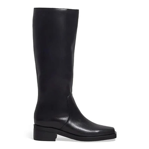 BOTA MONTARIA COURO SANTA LOLLA PRETO CANO ALTO