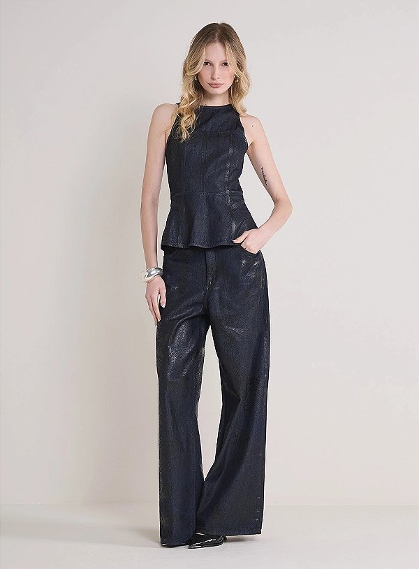 CALÇA JEANS FORUM BAGGY COM CINTO