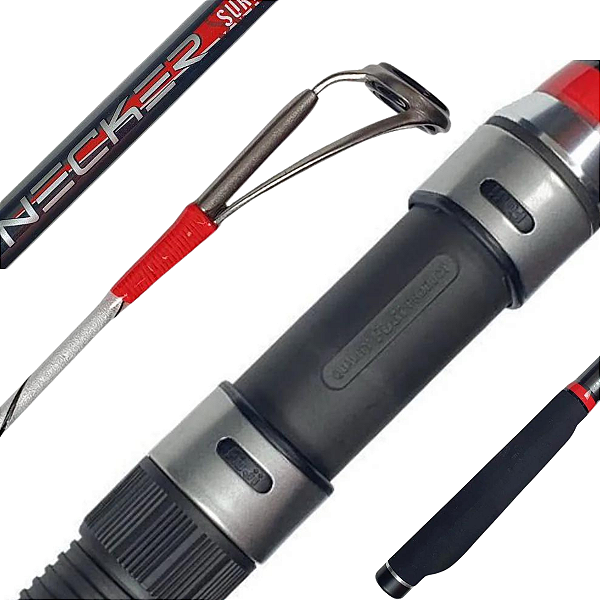 Vara Rapala Necker 420H (4,20m) 3 partes - Ponta Híbrida