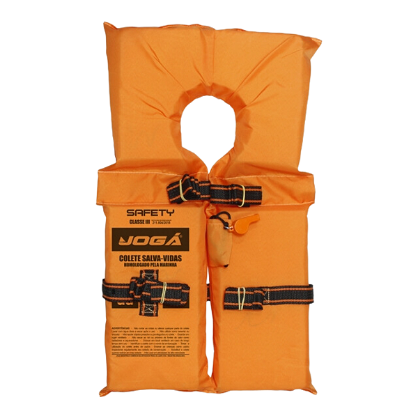 Colete Salva-Vidas Homologado Classe III Safety Laranja