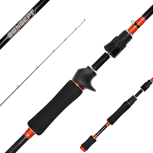 Vara Rapala Concept 56'' (1,68m) 10-20lb 1 parte - Carretilha