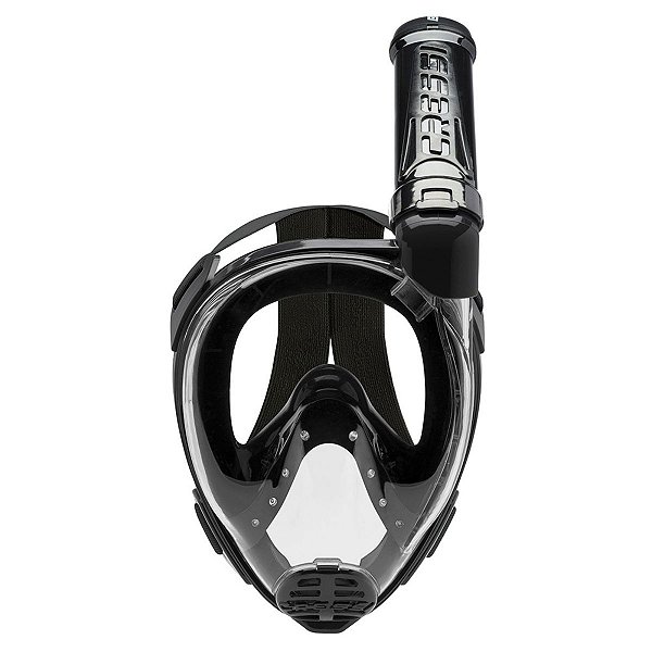 Máscara de Mergulho e Snorkeling Full Face Cressi Baron - Preto - M/L