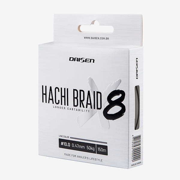 Linha de Multifilamento Hachi Braid 8X - 150m