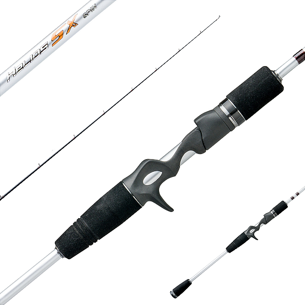 Vara Okuma Helios SX 6'7 (2,00m) 4-8lb - 1 parte - Carretilha