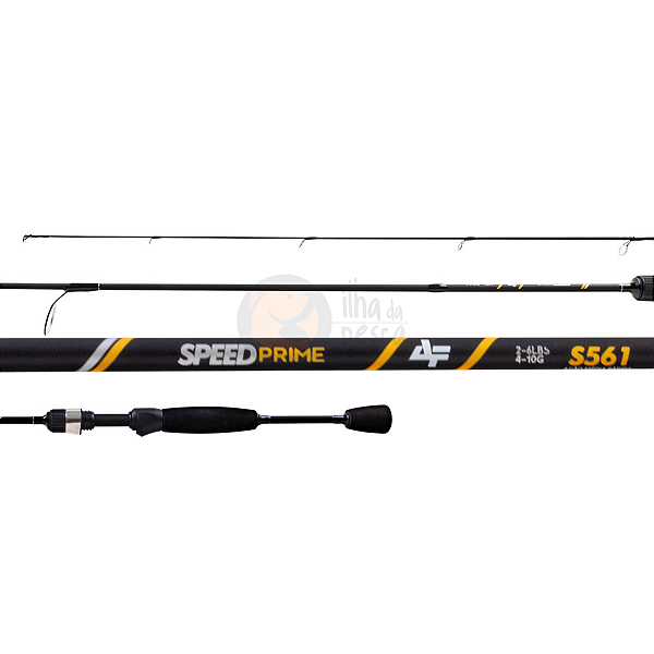 Vara Albatroz Fishing SpeedPrime 6'0 (1,83m) 6-10lb - 1 parte - Molinete