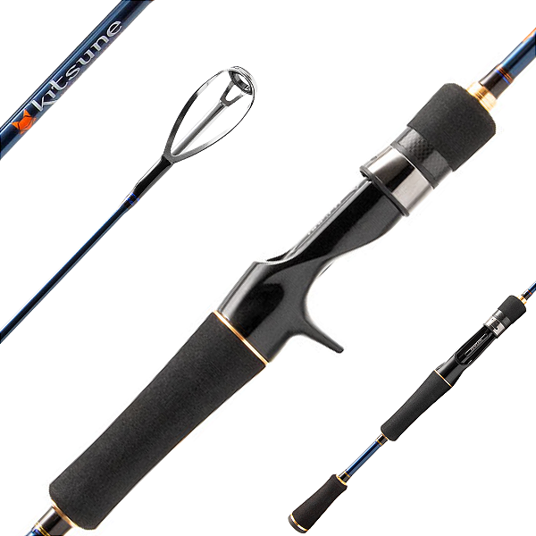 Vara Daisen Kitsune Travel 6'0 (1,83m) 6-12lb - 4 partes - Carretilha