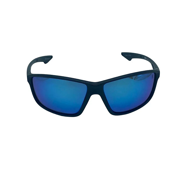 Óculos de Sol Polarizado Rapala Biscay Preto Fosco - Lente Azul Espelhado