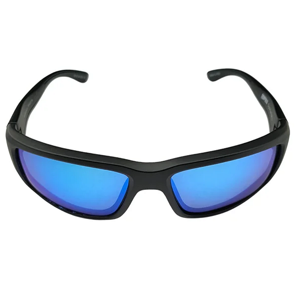 Óculos de Sol Polarizado Rapala Amberjack Preto Fosco - Lente Azul Espelhado