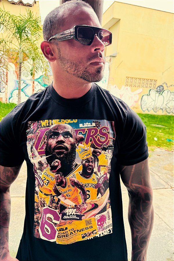 Camiseta Lebron James Colorida