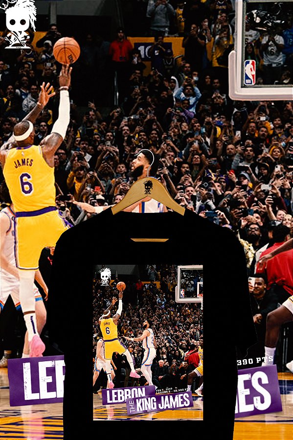 Camiseta Lebron James Pontos