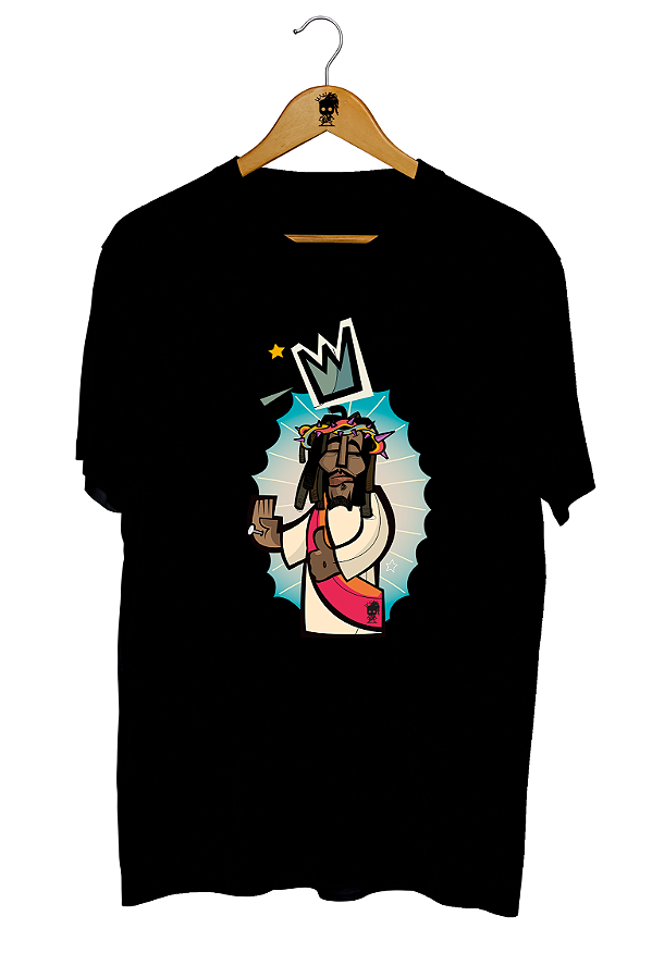 Camiseta Black Jesus Colorida